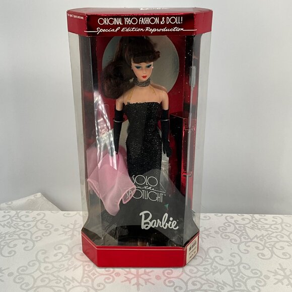 Special Edition Reproduction 1960 Barbie Doll In Solo Spotlight Outfit By Mattel - Picture 1 of 5